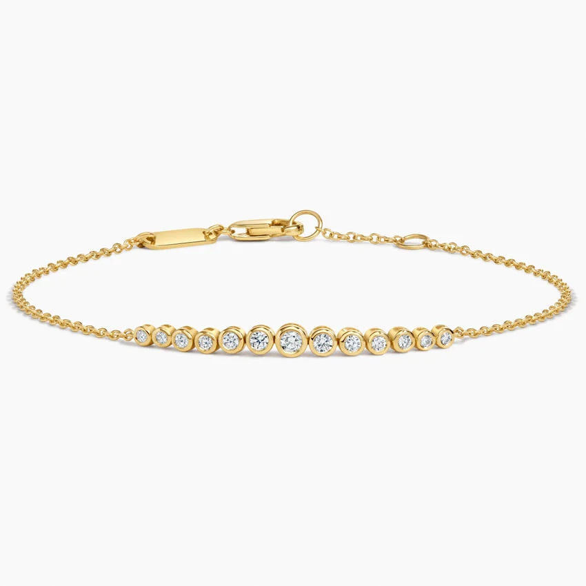 Asha Bezel Diamond Bracelet