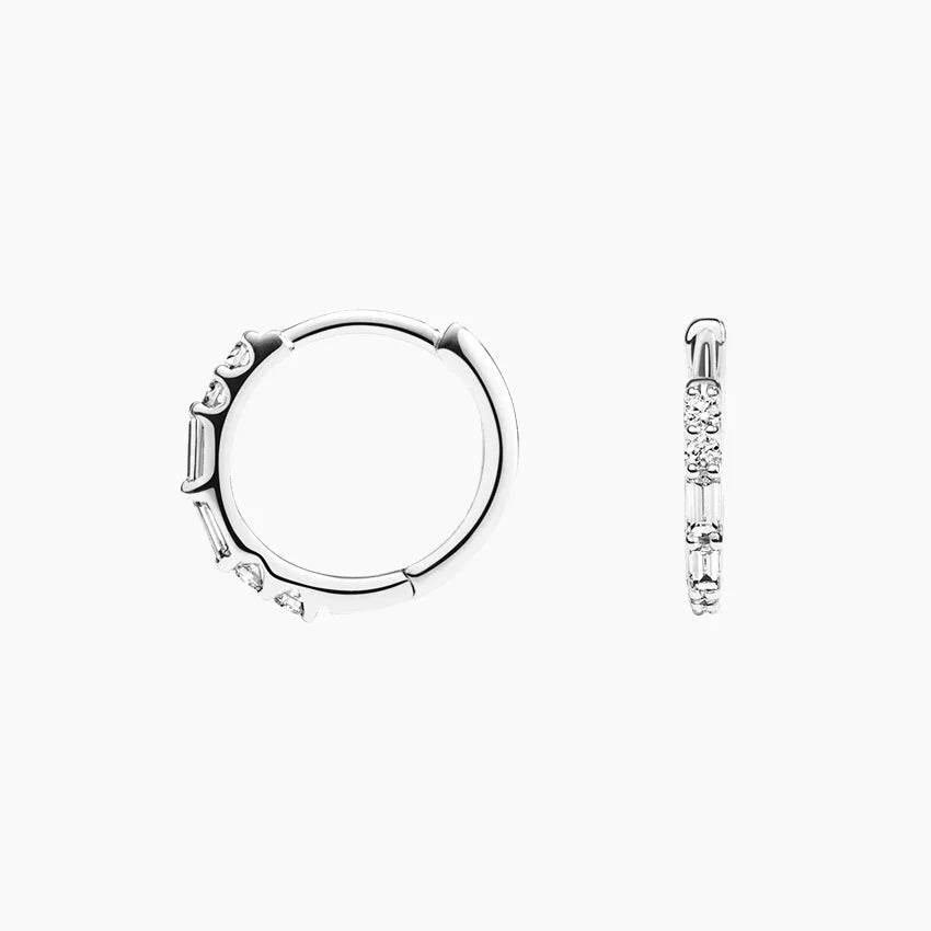 Snoh Diamond Hoop Earrings
