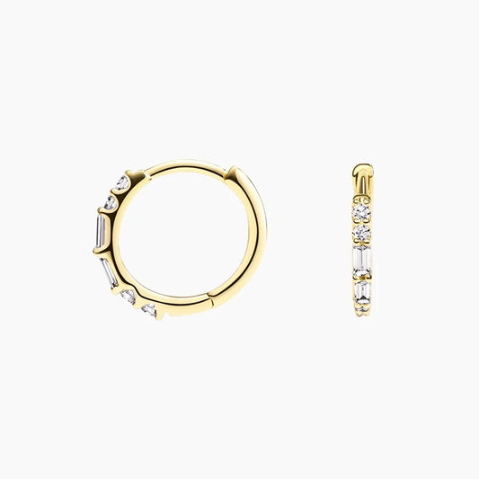 Snoh Diamond Hoop Earrings