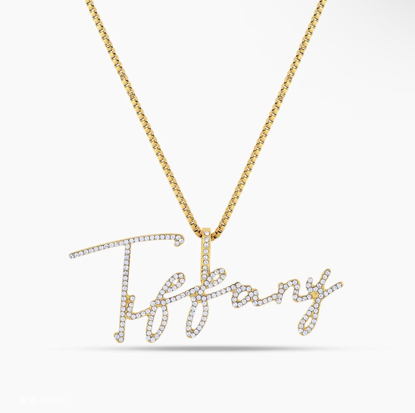 Personalized Diamond Name Necklace