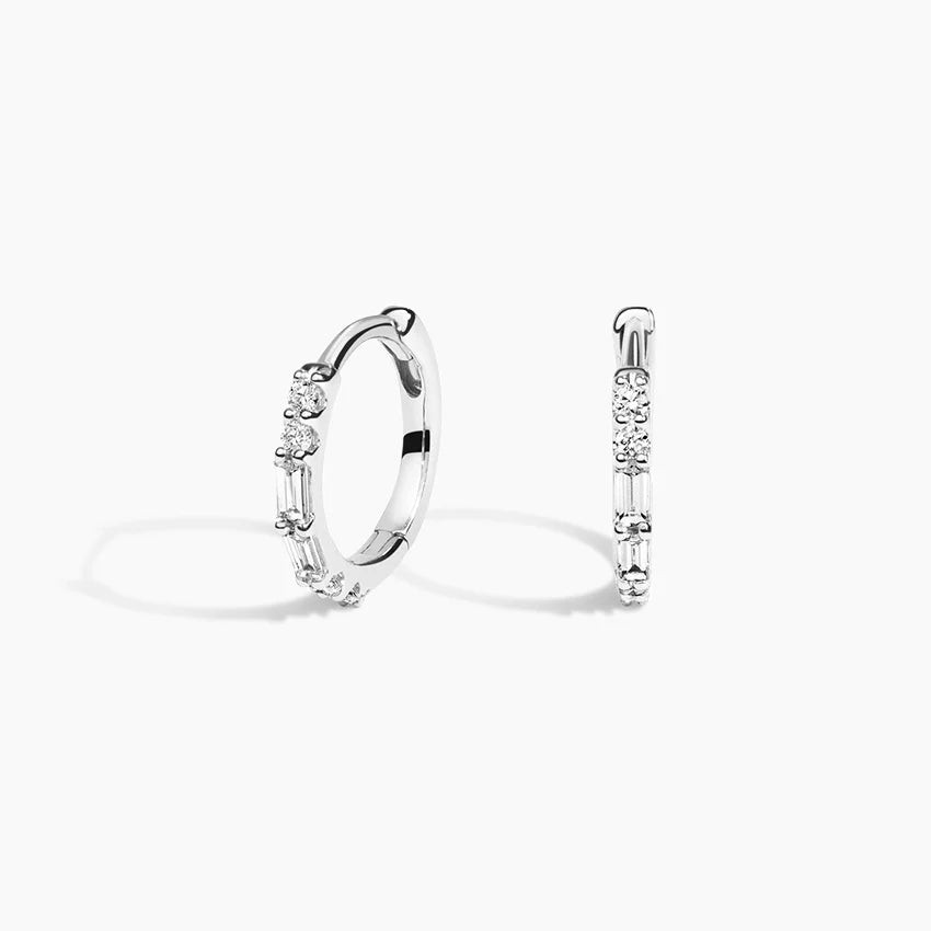 Snoh Diamond Hoop Earrings