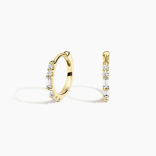 Snoh Diamond Hoop Earrings
