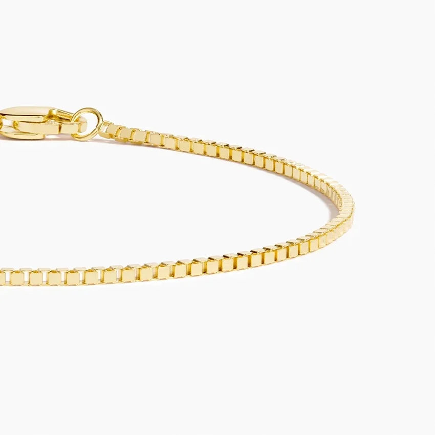The Optimist Chain Bracelet Set in 14K Yellow Gold
